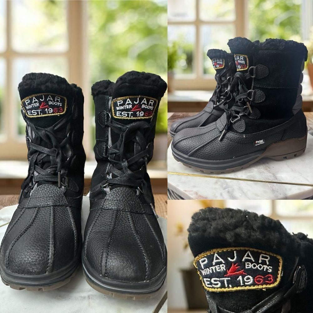 PAJAR Canada Winter Snow Insulated Waterproof Boots Size 8 to 8.5 EU 41